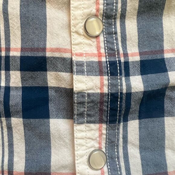 Mission Men’s Pearl Snap Short Sleeve Athletic Fit Button Down Size XXL Western - Picture 4 of 9